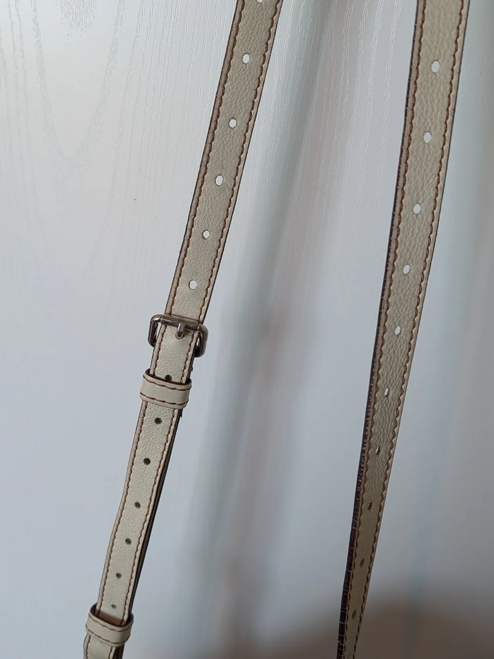 Loewe Denim Wood Beaded Anagram Crossbody Bag